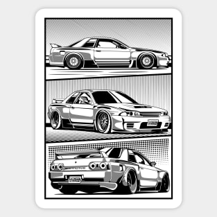 Nissan Skyline R32 Widebody Sticker